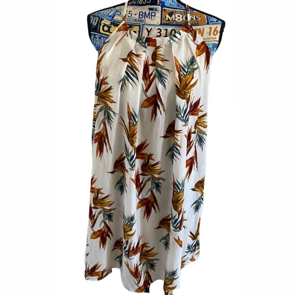 NWT Siren Lily , Boho floral print Halter dress. Womens Size:M.